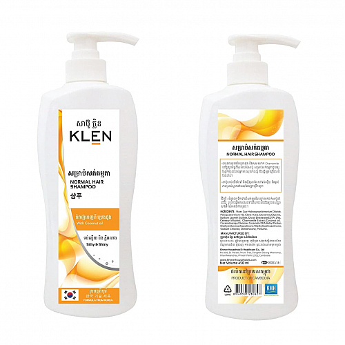 Klen-Normal Hair Shampoo Buy1 Free1 (Klen-Hair Conditioner 320ml 1 )